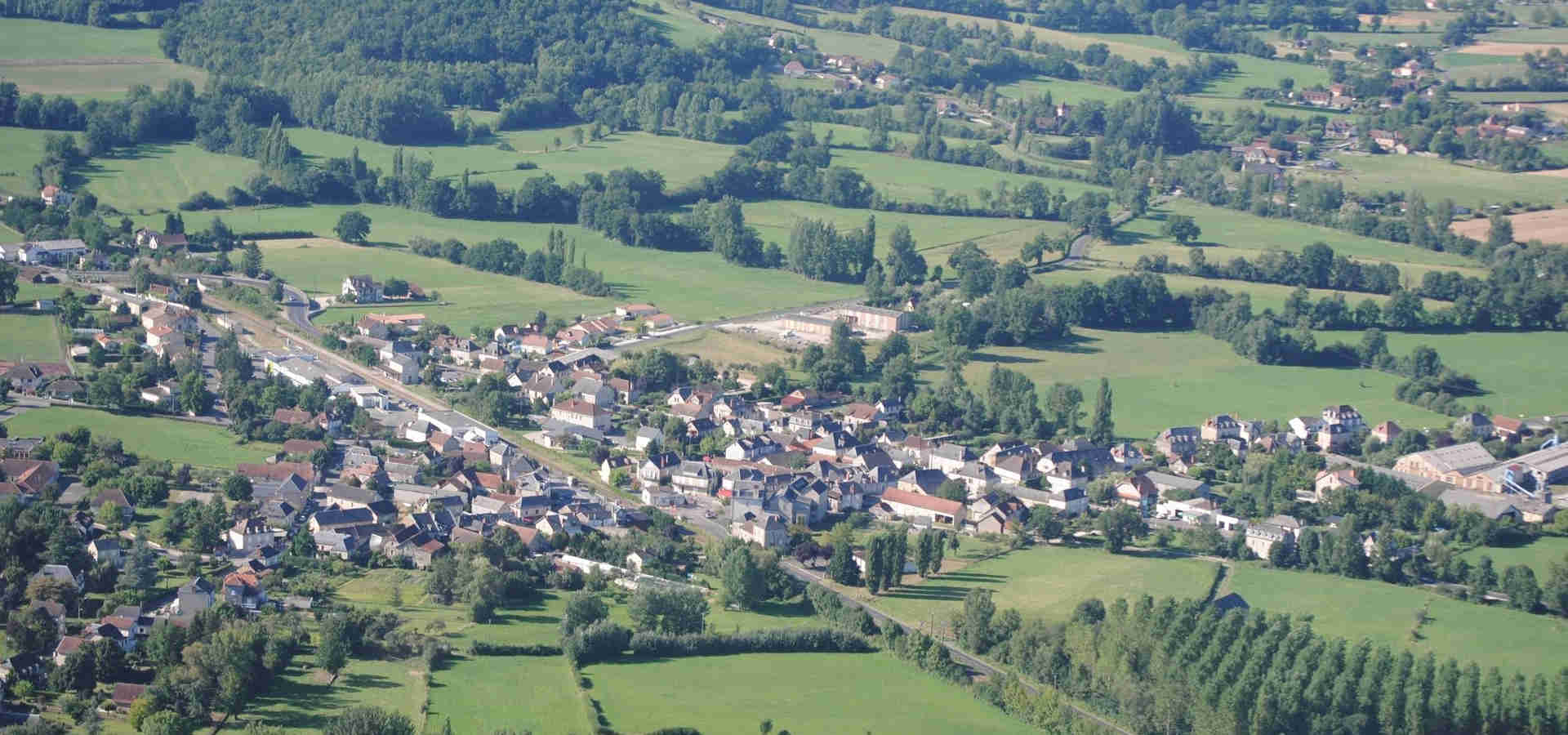 Le Vignon-En-Quercy vu du ciel