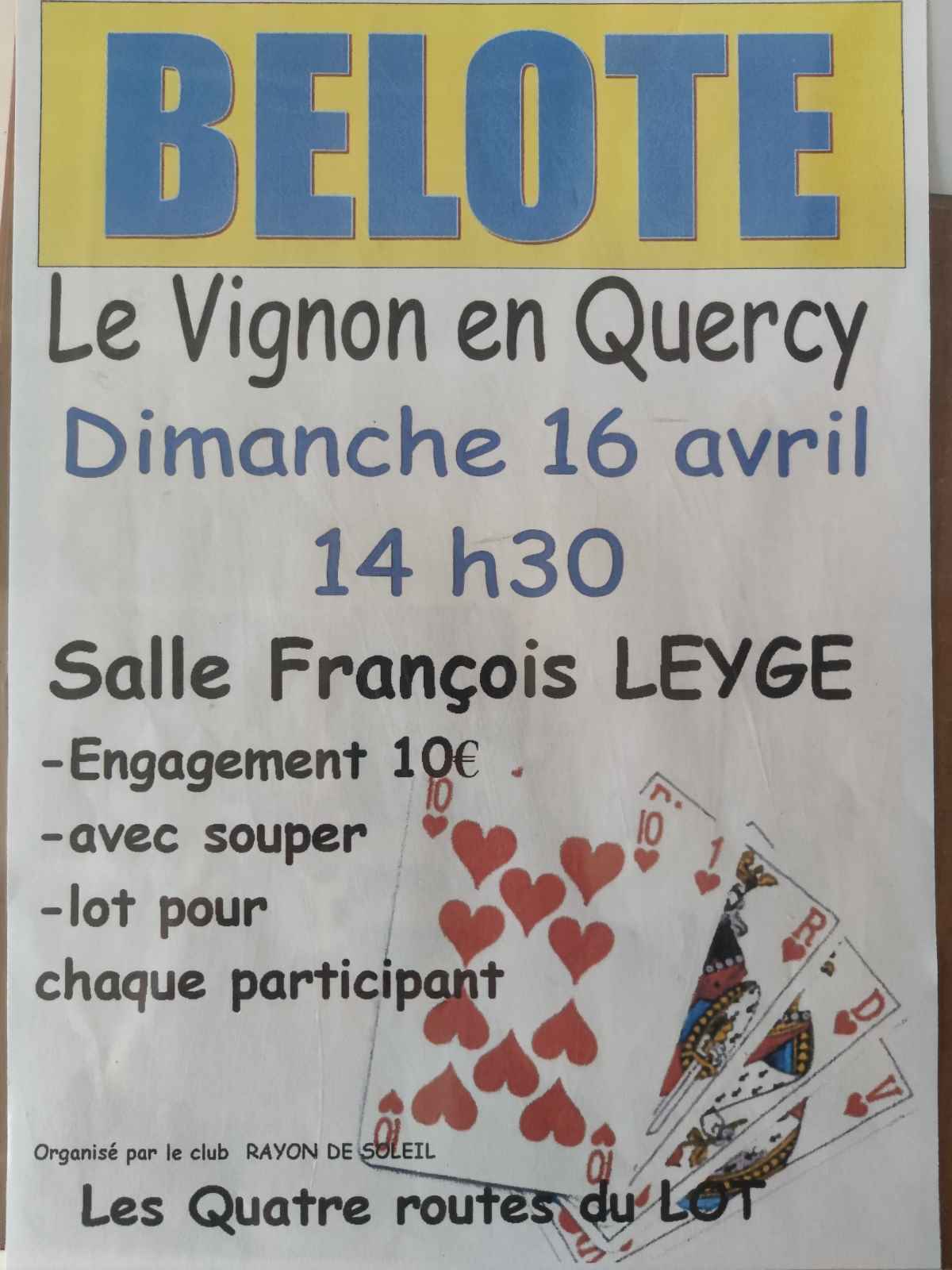 Concours de Belote