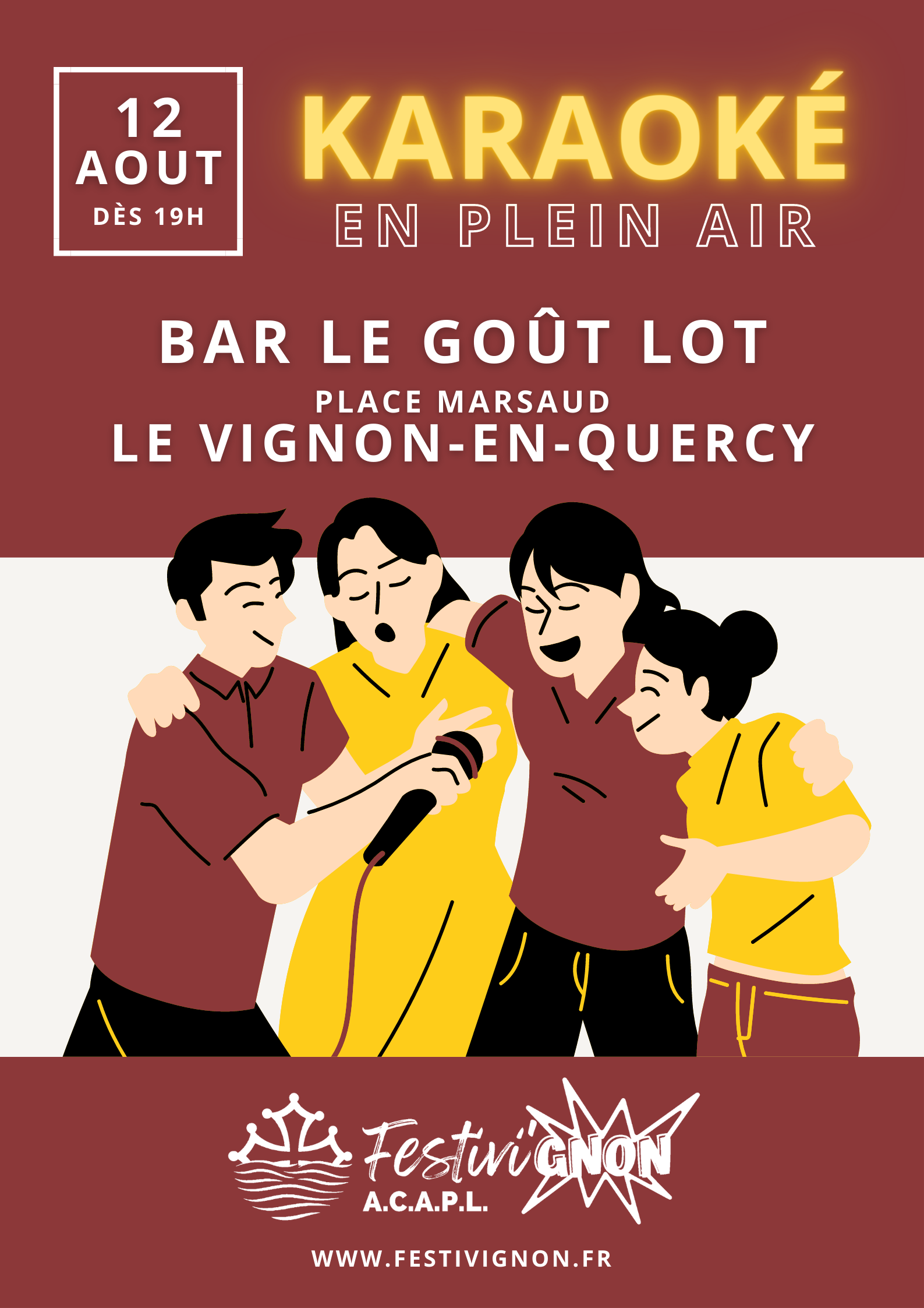 Karaoké Plein Air - Affiche