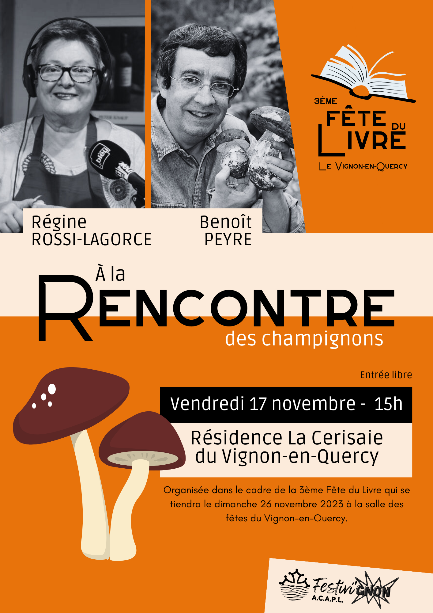 Affiche rencontre La Cerisaie