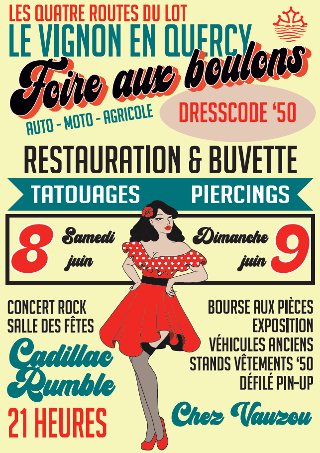Affiche Foire aux boulons 2024