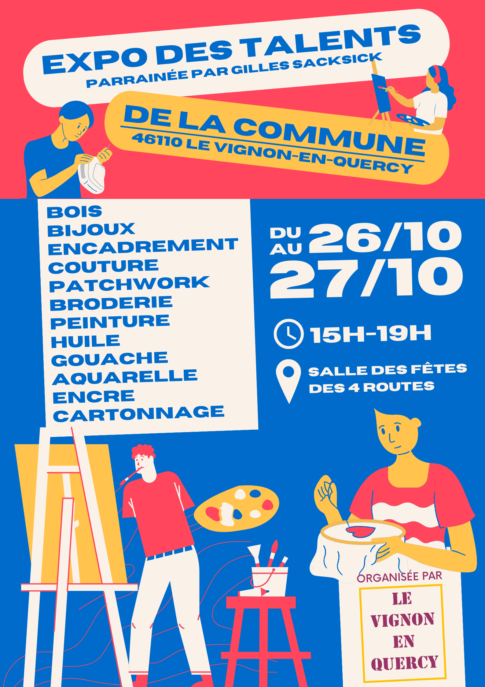 Affiche - Expo Talents de la commune