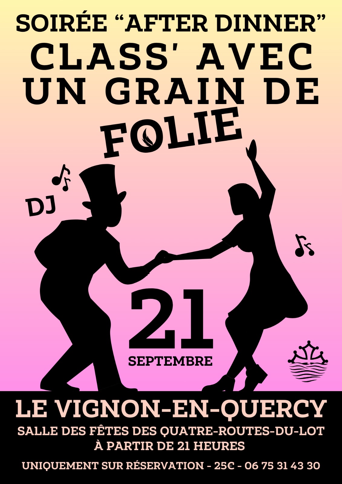 Affiche - Soirée class