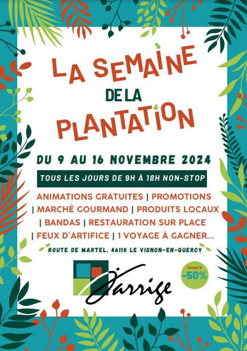 Affiche semaine de la plantation